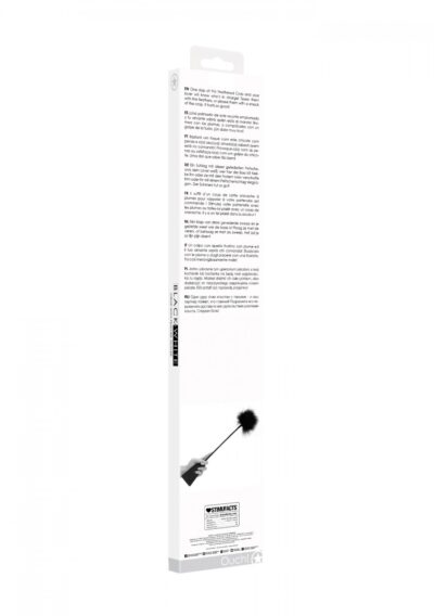 Crop with Feather Tickler – Dwustronna Packa z Piórkiem do Zmysłowej Stymulacji - obrazek 2