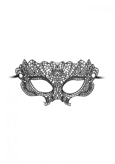 Princess Black Lace Mask - Dodaj tajemniczej aury swoim zmysłowym doświadczeniom!