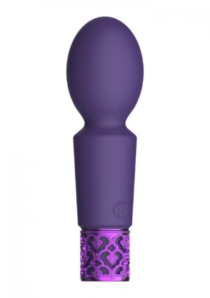Brilliant   Rechargeable Silicone Bullet   Purple - obrazek 3