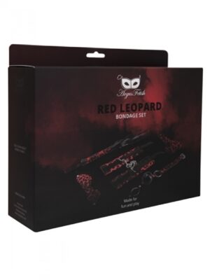 5 Pieces Leopard Bondage Set - obrazek 3