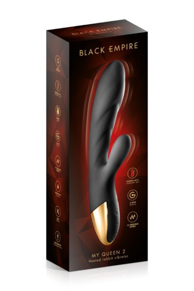 Króliczek Black Empire - Intensywna Przyjemność z Podgrzewaniem - obrazek 3