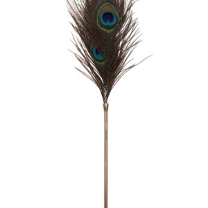 Peacock Tickler Rose Gold – Luksusowy Kietlarz z Piór Pawia