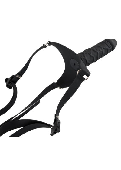 Silikonowy Strap-on You2Toys - Intensywna przyjemność w sypialni - obrazek 2