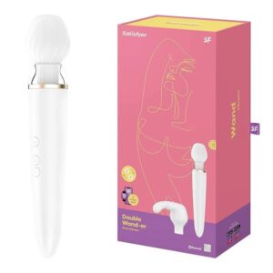 Podwójna Wander-er Woman - Różdżka Wielofunkcyjna z Aplikacją Satisfyer Connect - Odkryj Nieskończone Możliwości Przyjemności - obrazek 4