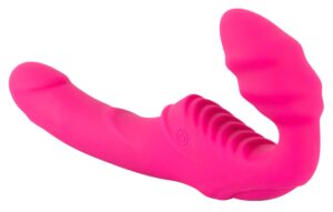 Intensywna przyjemność strap-on! Vibrating Strapless Strap-On - odkryj nowe horyzonty rozkoszy! - obrazek 4