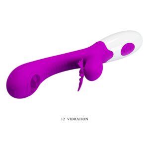 Pretty Love Rabbit Vibrator - odkryj falę orgazmicznej przyjemności! - obrazek 4