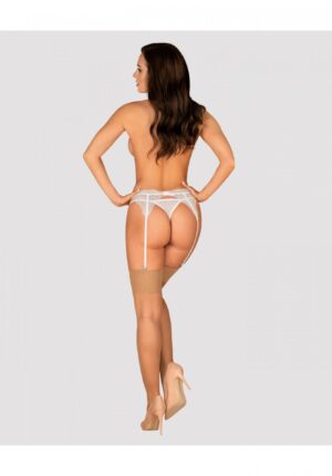 Bielizna Bianelle pas do pończoch biały  S/M - obrazek 4