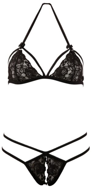 Lace Set black S - obrazek 4
