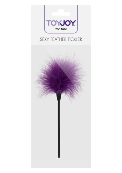 Sexy Feather Tickler Purple – Fioletowa Pieszczotka z Miękkich Piór - obrazek 4