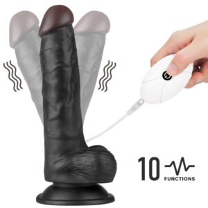 Wibrujący Realistyczny Strap-On Dildo - Autentyczne doznania w stylu i komforcie! - obrazek 4