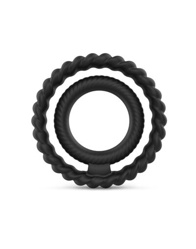 Podwójny cockring DUAL RING - Zwiększ swoją wydajność i odkryj nowe możliwości w łóżku! - obrazek 4
