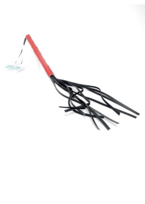 Fetish B Series Whip Red – Czerwony Pejcz BDSM z Silikonu - obrazek 4