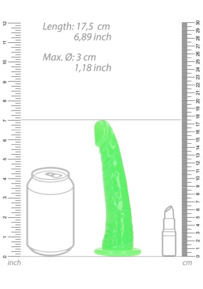 Zmysłowe dildo GLOW IN THE DARK - kulminacja stylowo! - obrazek 4