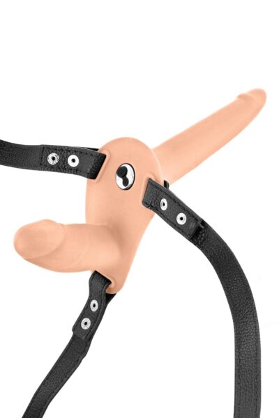 Podwójne doznania: Strap-On z wibracjami - eksploruj nowe poziomy rozkoszy! - obrazek 4