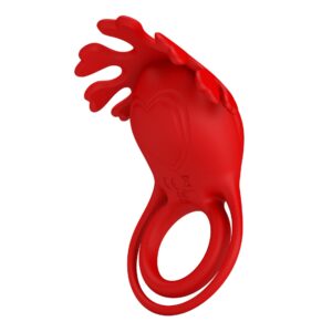 Pretty Love 7 Function Rechargeable Cock Ring - Wibracyjny pierścień na penisa dla niezapomnianych doznań - obrazek 4