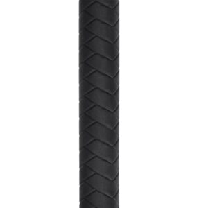 Silicone Tail Whip – Czarny Pejcz BDSM - obrazek 4