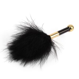 Frisky Feather Tickler – Czarna Pieszczotka z Miękkich Piór - obrazek 4