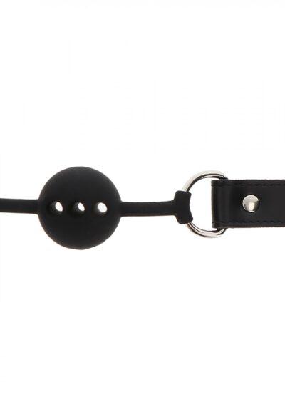 TABOOM Silicone Ball Gag - Zmysłowe ograniczenie BDSM dla intensywnych doznań - obrazek 3