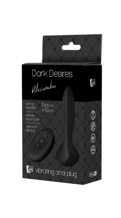 Wibracyjny plug analny Alexandra - Odkryj nowe możliwości rozkoszy z eleganckim gadżetem Dream Toys - obrazek 3