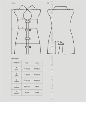 Bielizna Stewardess kostium  S/M - obrazek 5