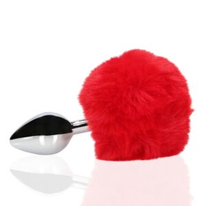 Wtyczka Bunny Tail Metal Butt Plug - Dodaj urok i przyjemność do intymnych chwil w sypialni! - obrazek 5