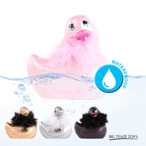 Kolekcja I Rub My Duckie 2.0 Paris - Wibracyjna kaczuszka z kryształem Swarovskiego. Odpocznij, rozluźnij się i ciesz się głębokimi wibracjami! - obrazek 4