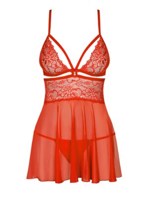 Bielizna 838 BAB 3 babydoll i stringi  S/M - obrazek 5