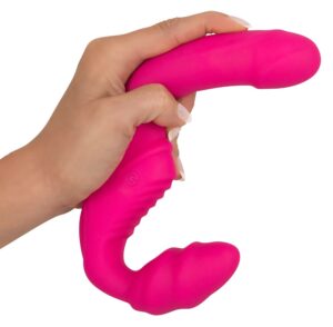 Intensywna przyjemność strap-on! Vibrating Strapless Strap-On - odkryj nowe horyzonty rozkoszy! - obrazek 5