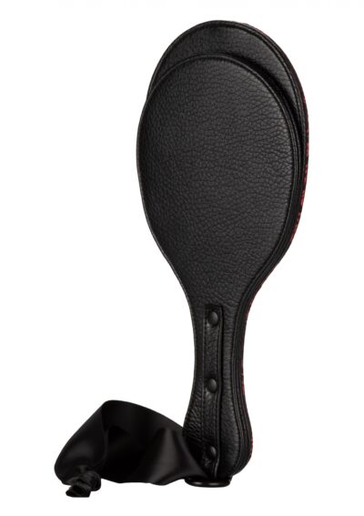 candal Round Double Paddle Black – Dwustronna Packa BDSM - obrazek 3