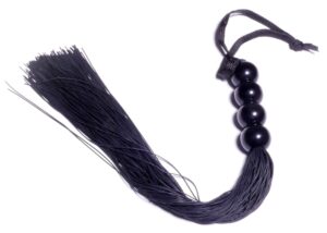 Silicone Whip Black – Czarny Pejcz Silikonowy BDSM - obrazek 5