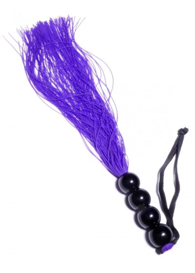 Silicone Whip Purple 14" – Fioletowy Pejcz Silikonowy BDSM - obrazek 5