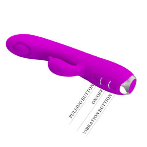 Intensywna przyjemność w pulsującym rytmie - Wibrator Pretty Love's Pulse Wave Rabbit Vibrator - obrazek 5