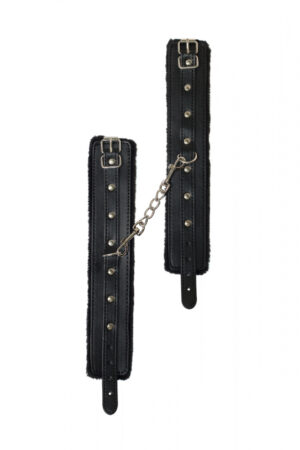 Ankle Cuffs Party Hard Eternity Black – Czarne Kajdanki na Kostki z Regulacją - obrazek 5