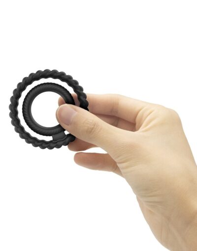 Podwójny cockring DUAL RING - Zwiększ swoją wydajność i odkryj nowe możliwości w łóżku! - obrazek 5