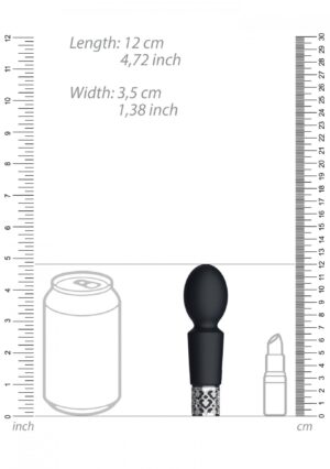 Brilliant   Rechargeable Silicone Bullet   Black - obrazek 5