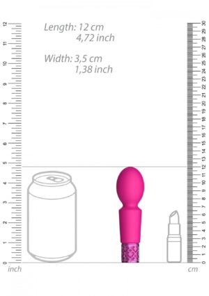 Brilliant   Rechargeable Silicone Bullet   Pink - obrazek 5