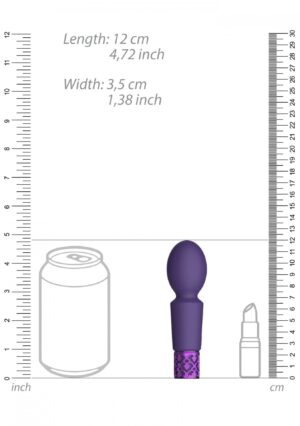 Brilliant   Rechargeable Silicone Bullet   Purple - obrazek 5