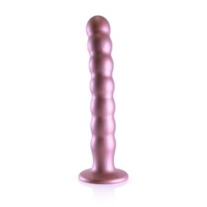 Odkryj niezapomniane doznania z naszym eleganckim 8 / 20,5 cm silikonowym dildo z koralikami! - obrazek 5
