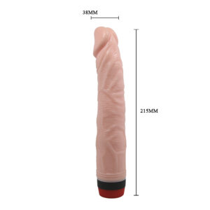 Intensywna przyjemność dla wymagających - Duże wibrujące dildo z realistycznym wyglądem - obrazek 4