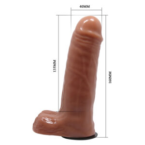 Pasek przyjemności BAILE BW-022064Z - Doskonałe doznania dzięki wibracjom i realistycznemu designowi - obrazek 3