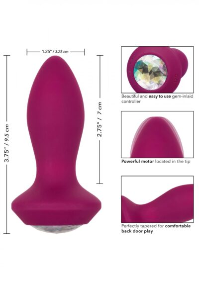 The Power Gem® Vibrating Petite Crystal Probe - Ekskluzywny Wibracyjny Kryształowy Sondownik: Intensywne wibracje dla niezapomnianych doznań - obrazek 6
