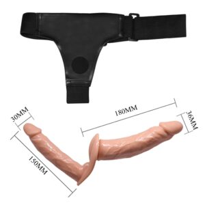 BAILE  STRAP ON DOUBLE DILDOS, 7.1+5.9 - obrazek 4