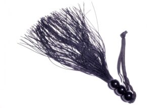 Silicone Whip Black 10" – Czarny Pejcz Silikonowy BDSM Fetish B Series - obrazek 5