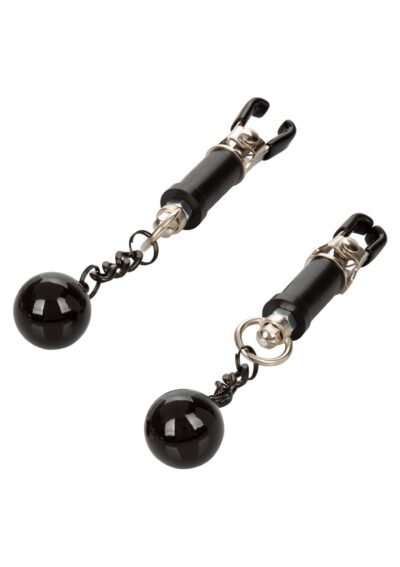 Nipple Grips Weighted Twist Nipple Clamps - Intensywna rozkosz i ekscytujący ból - obrazek 2