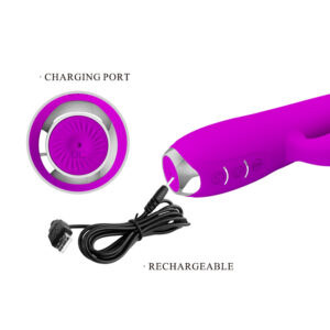 Intensywna przyjemność w pulsującym rytmie - Wibrator Pretty Love's Pulse Wave Rabbit Vibrator - obrazek 6