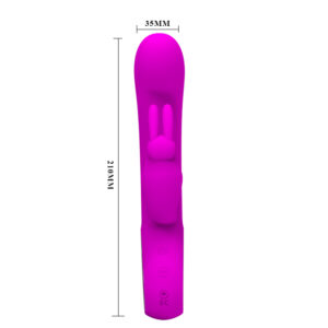 Fioletowy wibrator z akumulatorem USB - intensywna rozkosz w eleganckim wydaniu! - obrazek 6