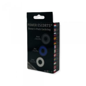 Donut Cockring 3 Pack - Wyjątkowe doznania, elastyczność i różnorodność kolorów! - obrazek 6