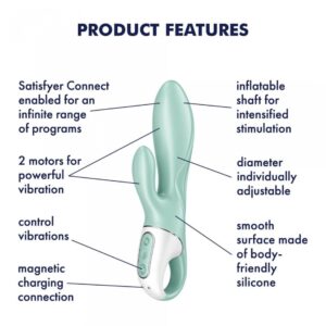 Satisfyer Air Pump Bunny 5 - intensywna rozkosz w Twoim zasięgu! - obrazek 6