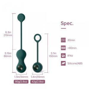 Inteligentny wibrator Kegla CRYSTAL Duo - Odkryj nowe poziomy rozkoszy - obrazek 4