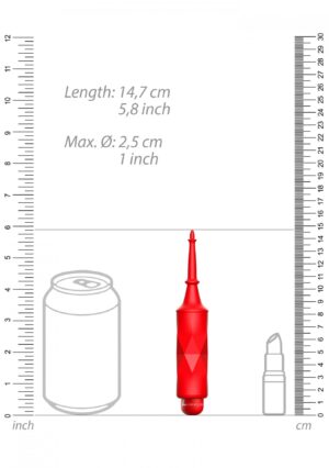 Circe   ABS Bullet With Sleeve   10 Speeds   Red - obrazek 6